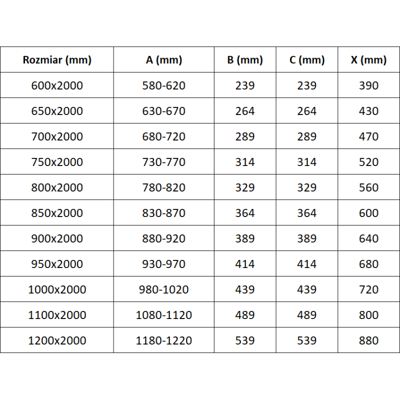 Mexen Exo folding shower door 120 cm, transparent, gold - 816-120-000-50-00