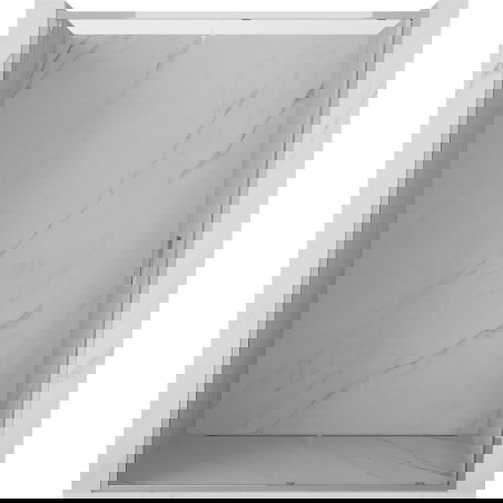 Mexen Exo sliding shower door 200 cm, transparent, chrome - 8151-200-000-01-00