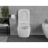 Mexen Margo Rimless WC Bowl with Slim Soft-Close Seat, Duroplast, Glossy White - 30420900