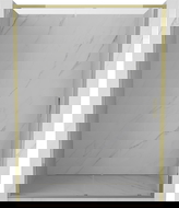 Mexen Exo sliding shower door 170 cm, transparent, gold - 8151-170-000-50-00