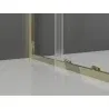 Mexen Exo sliding shower door 180 cm, transparent, gold - 8151-180-000-50-00