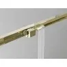 Mexen Exo sliding shower door 180 cm, transparent, gold - 8151-180-000-50-00