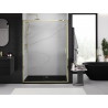 Mexen Exo-S sliding shower door 200 cm, transparent, gold - 8151-200-000-50-00