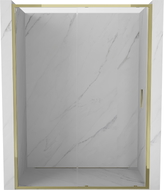 Mexen Exo-S sliding shower door 200 cm, transparent, gold - 8151-200-000-50-00