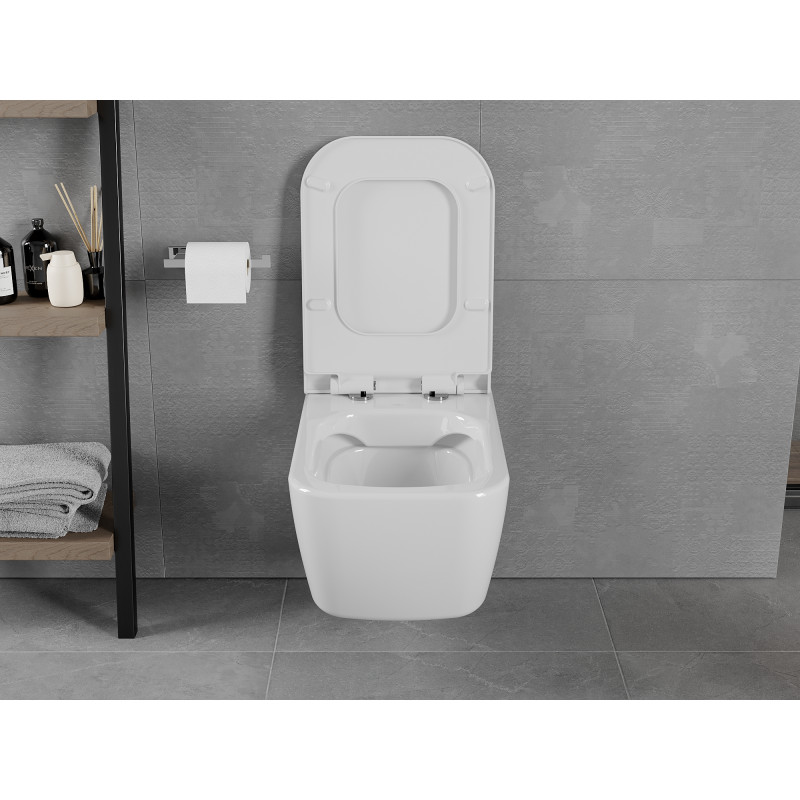 Mexen Elis Rimless WC Bowl, Glossy White - 3391XX00