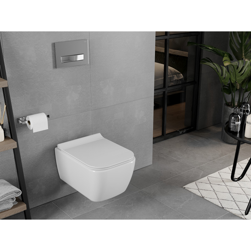 Mexen Elis Rimless WC Bowl, Glossy White - 3391XX00