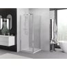 Mexen Exo-B Duo pivot shower cabin 120 x 120 cm, transparent, chrome - 814-120-120-01-00