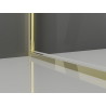 Mexen Exo-B Duo swing shower cabin 120 x 80 cm, transparent, gold - 814-120-080-50-00
