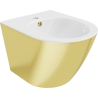 Mexen Lena wall hung bidet, White/Gold - 35224806