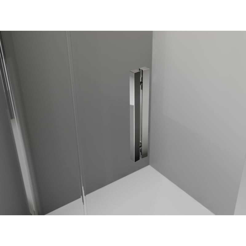 Mexen Exo-F foldable shower enclosure 85 x 120 cm, transparent, chrome - 816-085-120-01-00