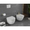 Mexen Lena hanging bidet, white/gold line - 35224805