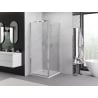 Mexen Exo folding shower enclosure 110 x 110 cm, transparent, chrome - 816-110-110-01-00
