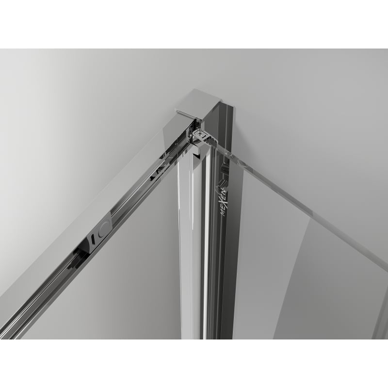 Mexen Exo-F folding shower cabin 120 x 85 cm, transparent, chrome - 816-120-085-01-00
