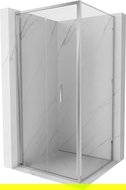 Mexen Exo folding shower enclosure 120 x 120 cm, transparent, chrome - 816-120-120-01-00