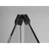 Mexen Exo-F folding shower cabin 100 x 120 cm, transparent, black - 816-100-120-70-00