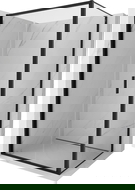 Mexen Exo folding shower cabin 110 x 75 cm, transparent, black - 816-110-075-70-00