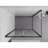 Mexen Exo folding shower cabin 110 x 80 cm, transparent, black - 816-110-080-70-00
