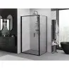 Mexen Exo folding shower cabin 110 x 80 cm, transparent, black - 816-110-080-70-00