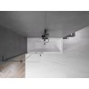 Mexen Velar L 2-wing sliding bathtub screen 80 x 150 cm, transparent, brushed gun gray - 896-080-003-01-66