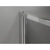 Mexen Exo-B swing shower cabin 80 x 110 cm, transparent, chrome - 817-080-110-01-00