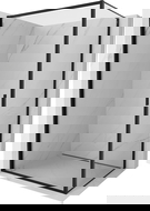 Mexen Exo hinged shower cabin 75 x 110 cm, transparent, black - 817-075-110-70-00