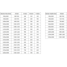 Mexen Exo-R swing shower enclosure 140 x 85 cm, transparent, chrome - 819-140-085-01-00