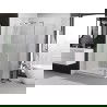 Mexen Exo sliding shower cabin 140 x 75 cm, transparent, chrome - 8151-140-075-01-00
