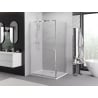Mexen Exo hinged shower enclosure 110 x 120 cm, transparent, chrome - 819-110-120-01-00