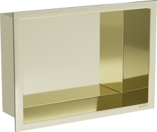 Mexen X-Wall-R shower niche with flange 30 x 20 cm, Gold - 1950302010