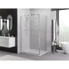 Mexen Exo-S sliding shower enclosure 200 x 75 cm, transparent, chrome - 8151-200-075-01-00