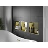 Mexen X-Wall-R shower niche with flange 30 x 30 cm, Gold - 1950303010
