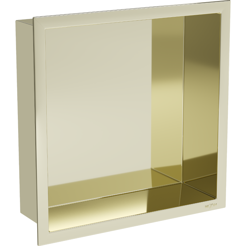 Mexen X-Wall-R shower niche with flange 30 x 30 cm, Gold - 1950303010