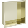 Mexen X-Wall-R shower niche with flange 30 x 30 cm, Gold - 1950303010