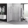 Mexen Exo sliding shower cabin 190 x 85 cm, transparent, chrome - 8151-190-085-01-00