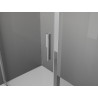 Mexen Exo-S sliding shower cabin 200 x 85 cm, transparent, chrome - 8151-200-085-01-00