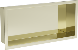 Mexen X-Wall-R shower niche with flange 45 x 20 cm, Gold - 1950452010