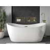 Mexen X-Wall-R shower niche with flange 45 x 20 cm, Gold - 1950452010