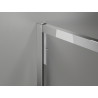 Mexen Exo-S sliding shower cabin 200 x 90 cm, transparent, chrome - 8151-200-090-01-00