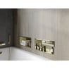 Mexen X-Wall-R shower niche with flange 45 x 20 cm, Gold - 1950452010