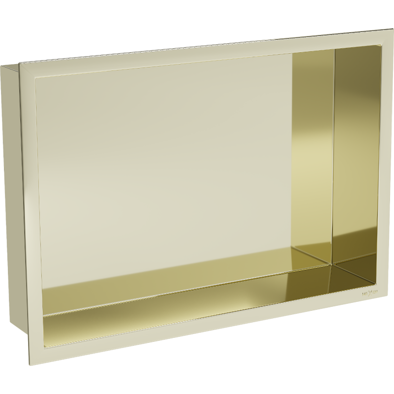 Mexen X-Wall-R shower niche with flange 45 x 30 cm, Gold - 1950453010