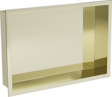 Mexen X-Wall-R shower niche with flange 45 x 30 cm, Gold - 1950453010