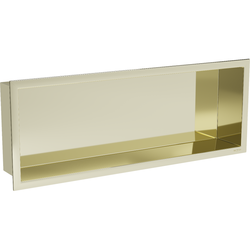 Mexen X-Wall-R shower niche with flange 60 x 20 cm, Gold- 1950602010