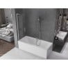 Mexen Velar L 2-wing sliding bath screen 90 x 150 cm, transparent, chrome - 896-090-003-01-01