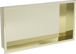 Mexen X-Wall-R shower niche with flange 60 x 30 cm, Gold - 1950603010