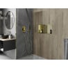 Mexen X-Wall-R shower niche with flange 60 x 30 cm, Gold - 1950603010