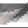 Mexen Velar L bath screen, 2-panel sliding 90 x 150 cm, transparent, brushed copper - 896-090-003-01-65