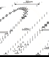 Mexen Clara kitchen tap, black - 670501-70