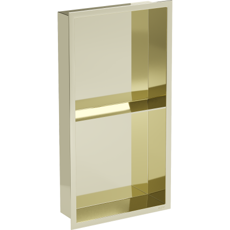 Mexen X-Wall-R shower niche with flange and shelf 60 x 30 cm, Gold - 1950603010S