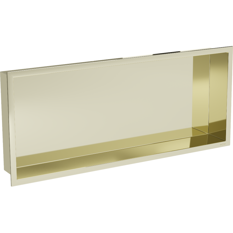 Mexen X-Wall-R shower niche with flange 75 x 30 cm, Gold - 1950753010