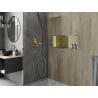 Mexen X-Wall-R shower niche with flange 75 x 30 cm, Gold - 1950753010